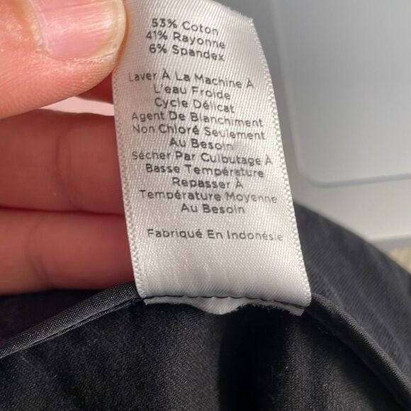 Talbots Pants 14 Black Cropped Straight Leg Trousers‎ Professional Chatham Crop - Picture 10 of 10